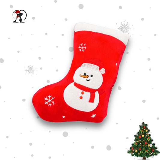 Christmas Stocking Shaped Plush Squeaky Toy