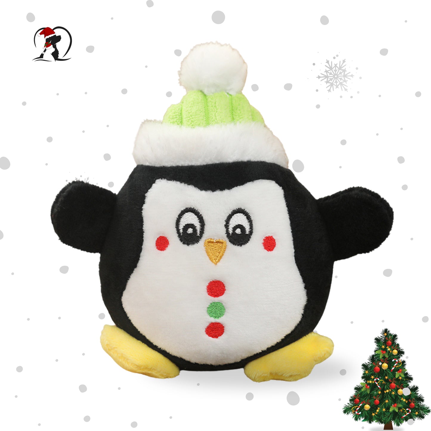 Penguin Christmas Plush Toy