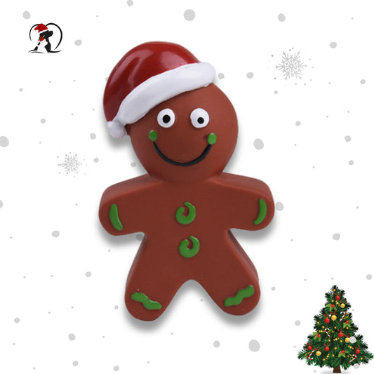 Christmas chocolate dog chew toy