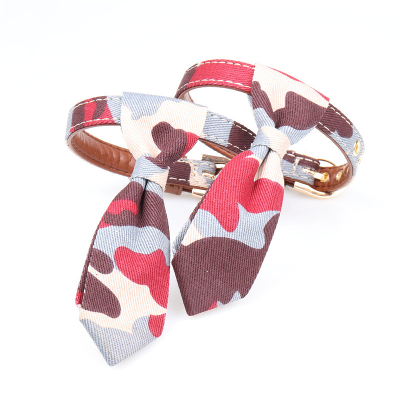 Printed Necktie Collar.