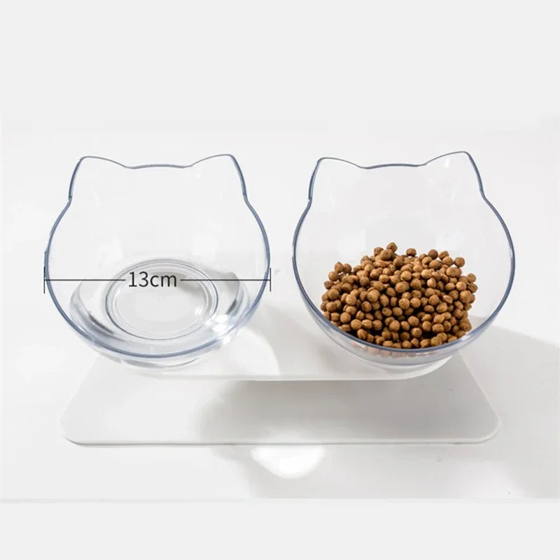 Non-Slip Double Pet Bowl with Stand