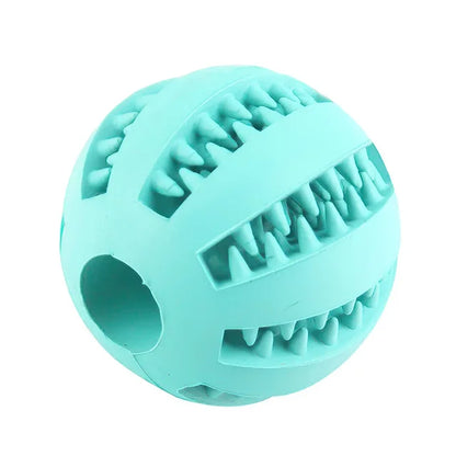 Interactive Rubber Chew Ball for Small Dogs or Puppies